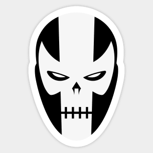 Crossbones Mask Sticker